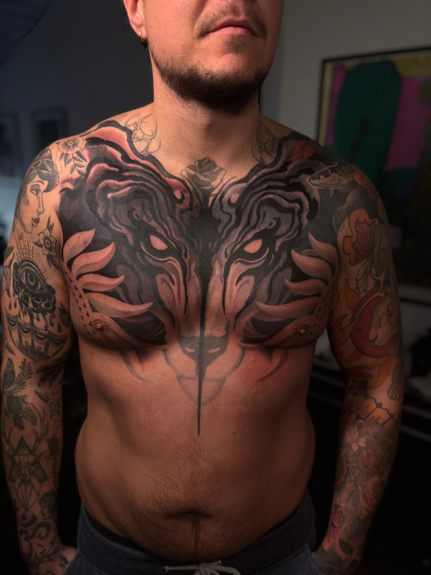 Panther chest piece